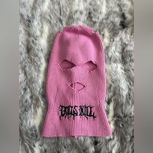 Limited Edition Dollskill balaclava pink ski mask